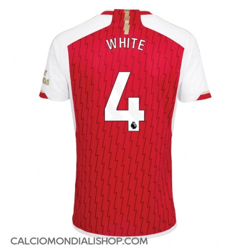 Maglie da calcio Arsenal Ben White #4 Prima Maglia 2023-24 Manica Corta